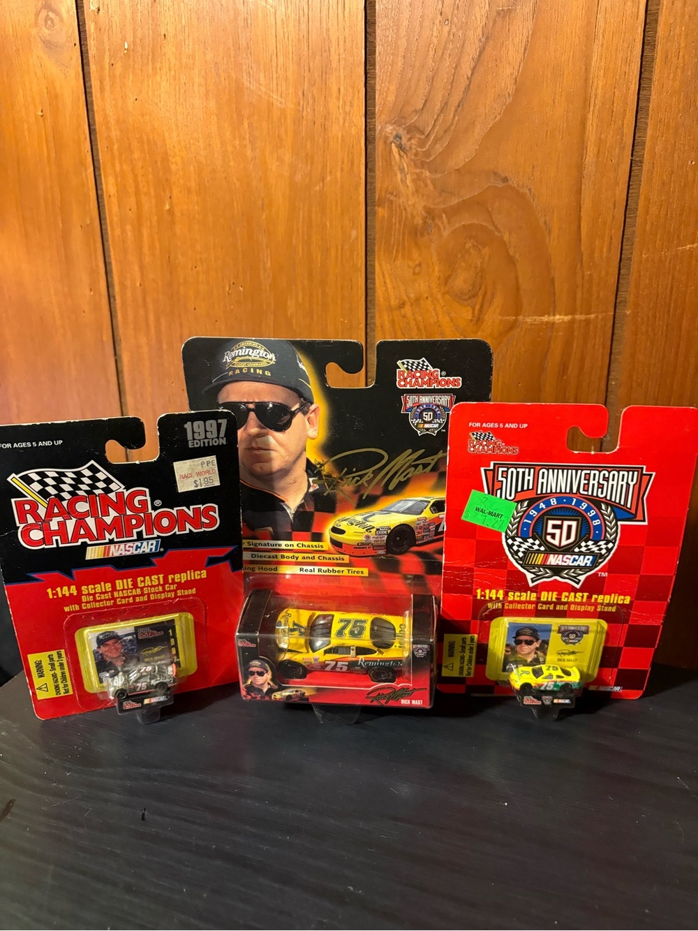 3pc Rick Mast Toy Cars - Yellow/camo